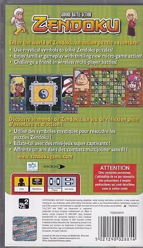 Zendoku - PSP (B Grade) (Genbrug)